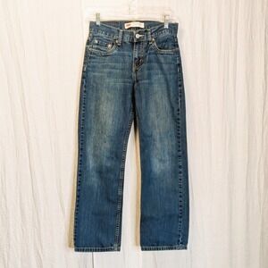 Levi's 514 Denim Jeans Boys 14R 27x27 Blue Straight Leg Cotton Casual